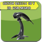 LECTOR QS3214 1D USB NEGRO