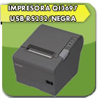 IMPRESORA QI3697 USB/RS232/NEGRA