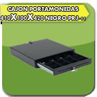 CAJON PORTAMONEDAS 410X100X420 NEGRO PRJ-11