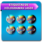 Etiquetas de hologramas laser