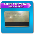 Tarjeta de metal magnetico